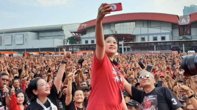 Ketua nonaktif DPP PDI-P bidang Politik dan Keamanan Puan Maharani