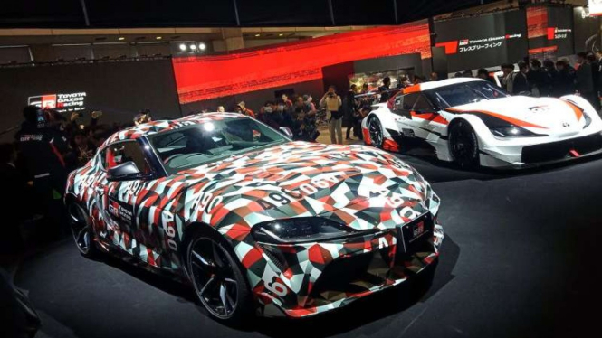 Booth Toyota Gazoo Racing di Tokyo Auto Salon 2019