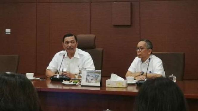 Menteri Koordinator Bidang Kemaritiman Luhut Binsar Pandjaitan.