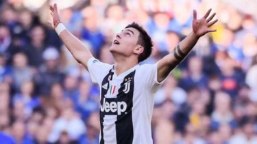 Pemain depan Juventus, Paulo Dybala