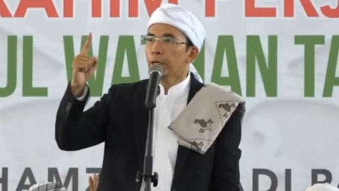 Tuan Guru Bajang saat berceramah di Lombok, NTB.