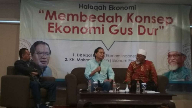 Rizal Ramli di seminar 'Membedah Konsep Ekonomi Gus Dur'.
