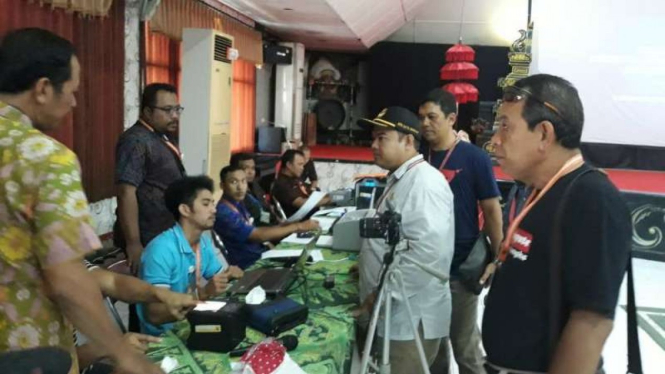 Perekaman e-KTP di Lapas Kerobokan.