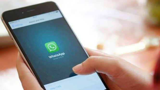Ilustrasi pengguna WhatsApp.