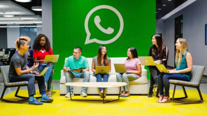 Suasana kantor WhatsApp