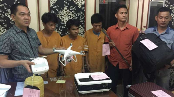 Tersangka pencuri drone