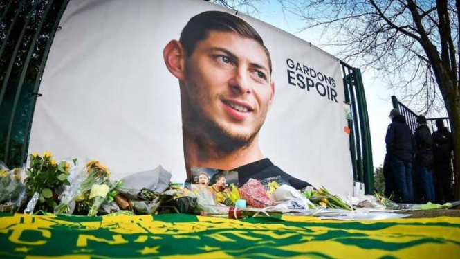 Poster Mantan Striker Nantes, Emiliano Sala. 