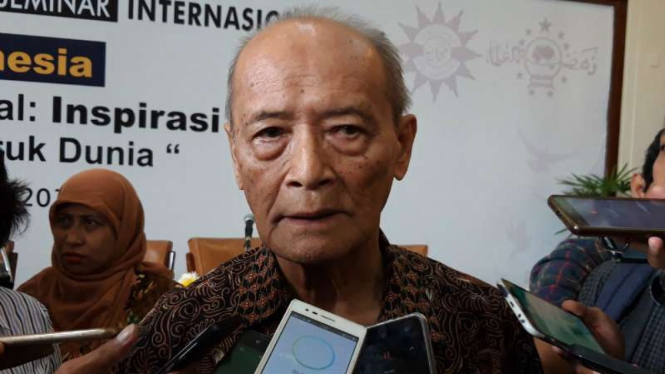 Tokoh senior Muhammadiyah, Buya Syafii Maarif