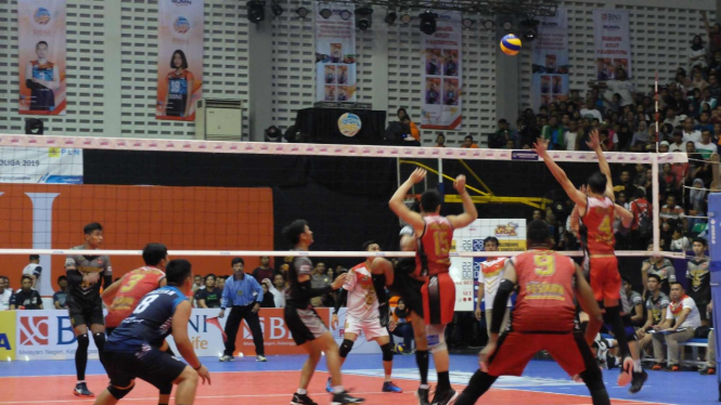 Pertandingan bola voli Proliga