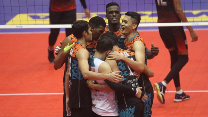 Tim putra Jakarta BNI 46 di Proliga 2019