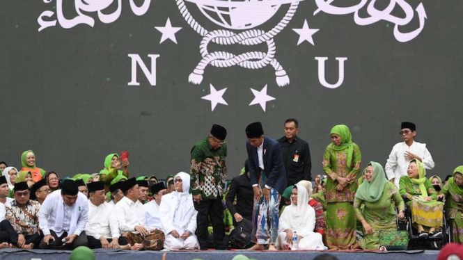 Ilustrasi HUT ke-73 NU di Stadion Utama Gelora Bung Karno (SUGBK), Jakarta, Minggu 27 Januari 2019.