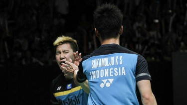 Ganda putra unggulan pertama asal Indonesia, Kevin/Marcus.