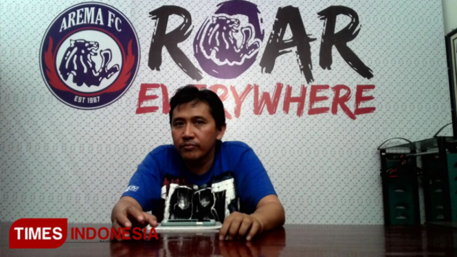 Media officer Arema FC, Sudarmaji. (FOTO: Dok. TIMES Indonesia)