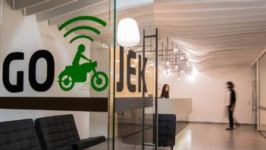 Lobi kantor Gojek.