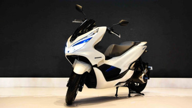 Sepeda motor Honda PCX Electric diluncurkan di Jakarta, Kamis, 31 Januari 2019.
