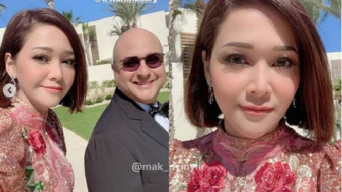 Maia bersama suami liburan ke Meksiko.
