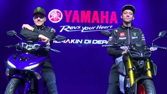 Peluncuran dua motor baru Yamaha di Jakarta