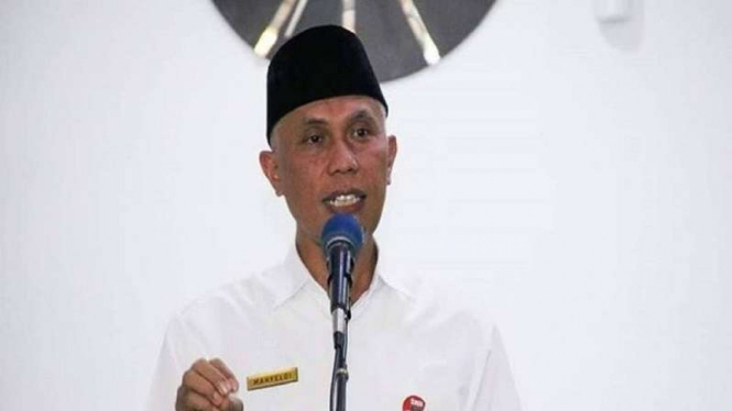 Calon Gubernur Sumbar sekaligus Wali Kota Padang Mahyeldi Ansharullah