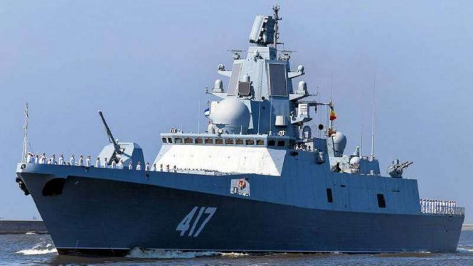 Kapal Fregat Admiral Gorshkov.