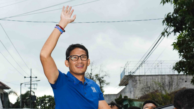 Calon Wakil Presiden nomor urut 02, Sandiaga Uno