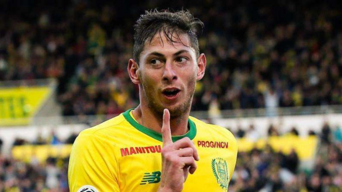 Mendiang Emiliano Sala saat masih membela Nantes