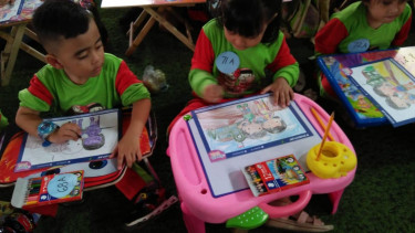 Ilustrasi Lomba Mewarnai