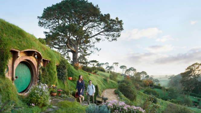 Hobbiton, Selandia Baru.