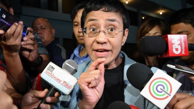 Maria Ressa -TED ALJIBE/AFP