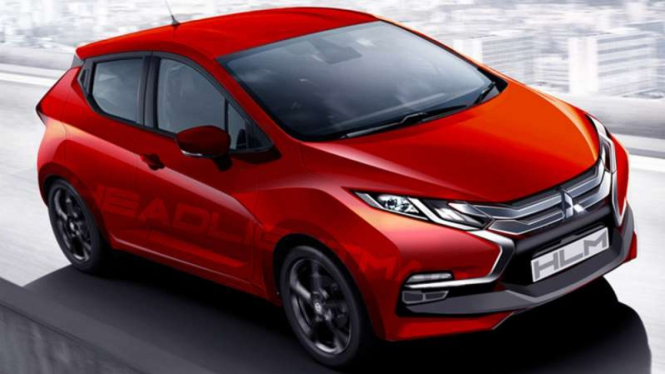 Desain Mitsubishi Mirage terbaru.