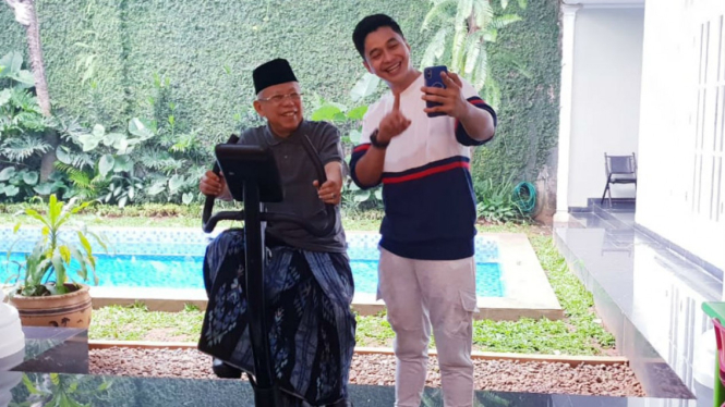 Adly Fairuz dan Ma'ruf Amin