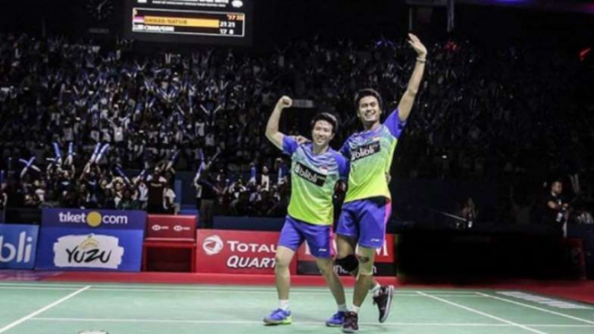 Ganda campuran Indonesia, Tontowi Ahmad/Liliyana Natsir.