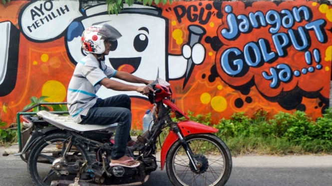 sorot golput sosialisasi pemilih pemilu