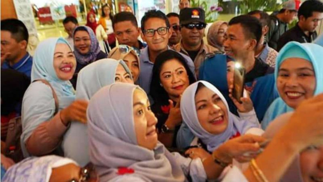 Sandiaga Uno saat di Bali.