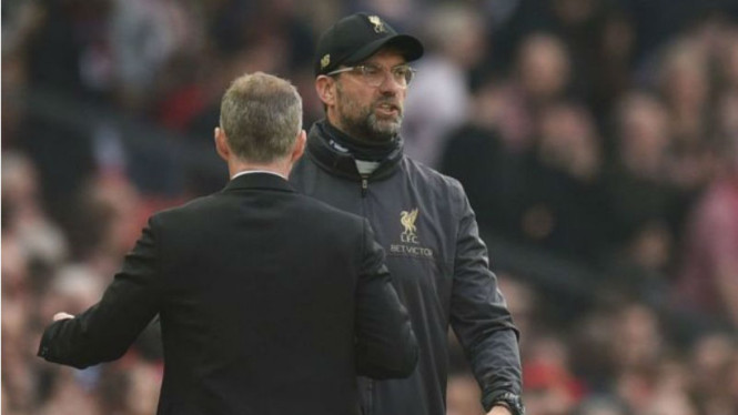 Manajer Liverpool, Juergen Klopp dan Ole Gunnar Solskjaer