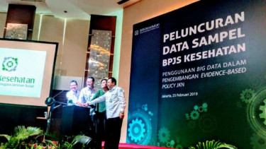 Peluncuran data sampel BPJS Kesehatan.