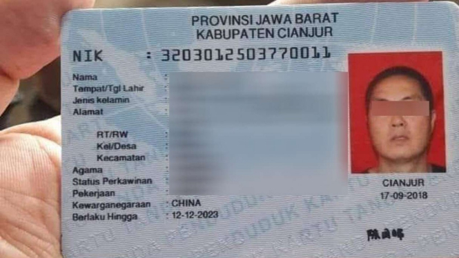 E-KTP warga asing