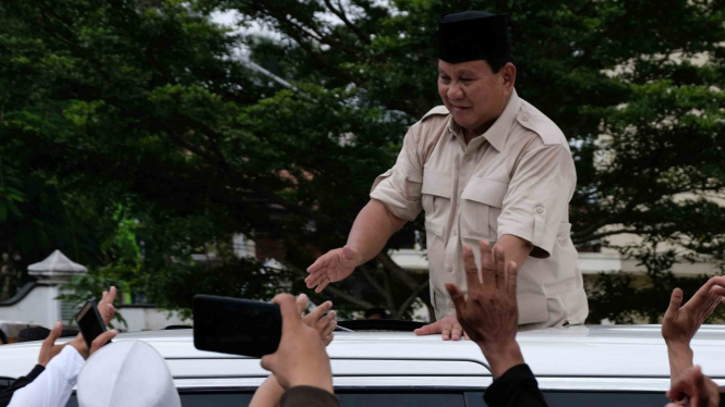 Calon Presiden nomor urut 02, Prabowo Subianto