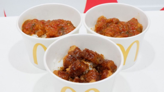 Menu Rice Bowl baru McD