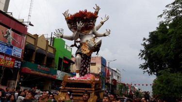 Pawai Ogoh-ogoh di Yogyakarta