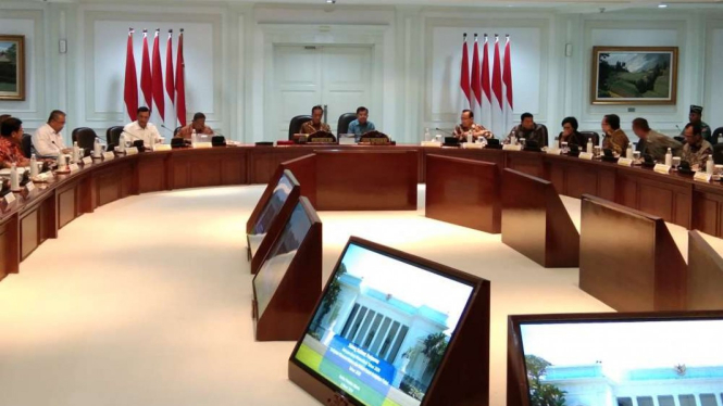 Sidang Kabinet Paripurna membahas Rencana Kerja Pemerintah 2020.