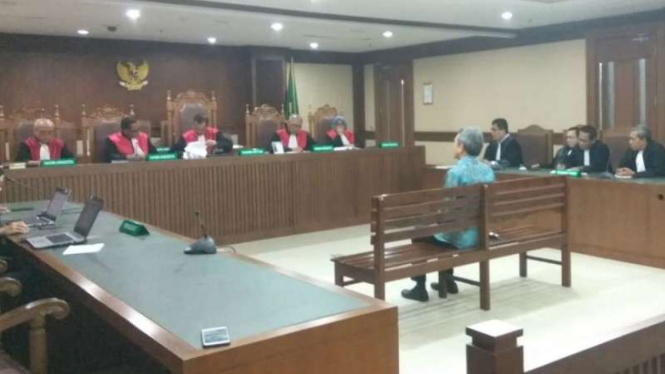 Eddy Sindoro saat pembacaan vonis pengadilan, Rabu, 6 Maret 2019.