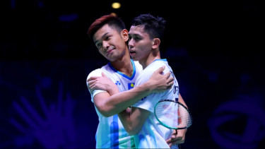Ganda putra Indonesia, Fajar Alfian/Muhammad Rian Ardianto.