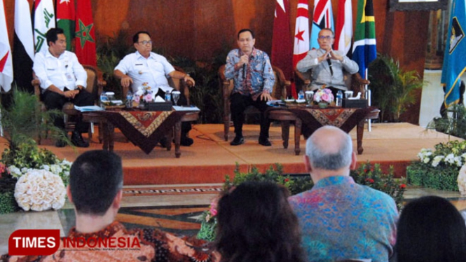 Promosi Wisata Amazing Blitar yang di Hadiri oleh Dubes Negara Timur Tengah, Rabu (6/3/2019) (Foto: adhitya hendra/TIMES Indonesia)