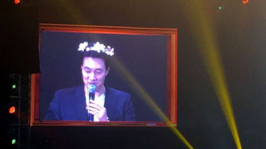 Acara jumpa fans So Ji Sub di Jakarta.