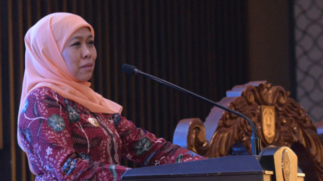 Gubernur Jatim Dra Hj Khofifah Indar Parawansa. (FOTO: Istimewa)
