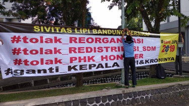 sorot demo peneliti lipi