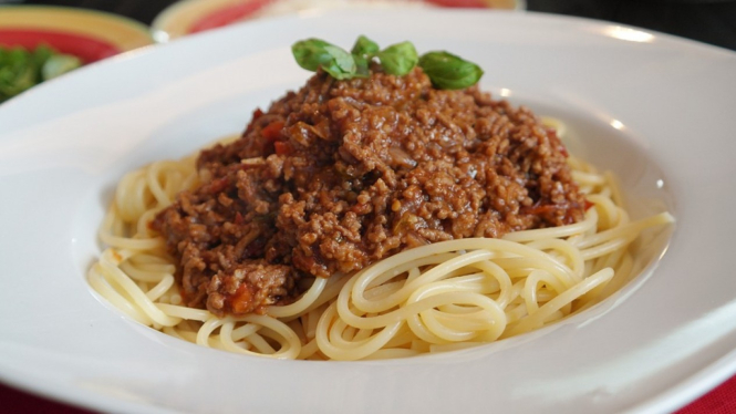 Spaghetti Bolognese.