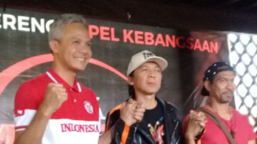 Jumpa pers Slank bersama Gubernur Jawa Tengah Ganjar Pranowo