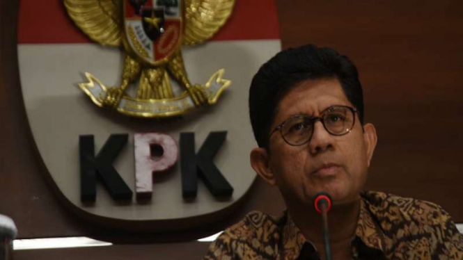 Wakil Ketua Komisi Pemberantasan Korupsi Laode M. Syarief .