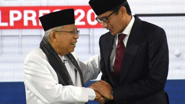 Calon wakil presiden, Ma'ruf Amin dan Sandiaga Uno